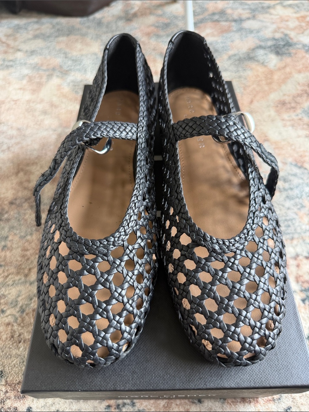 Marc Fisher Evonna Flats in Black